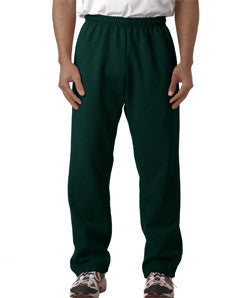 18400 Gildan Adult Heavy BlendOpen-Bottom Sweatpants Forest Green