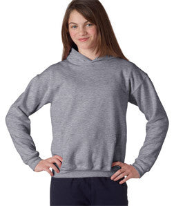 18500B Gildan Youth Heavy BlendHooded Sweatshirt Sport Grey (50/50)