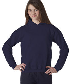 18500B Gildan Youth Heavy BlendHooded Sweatshirt Navy