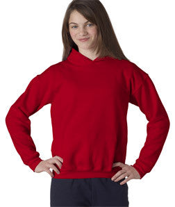18500B Gildan Youth Heavy BlendHooded Sweatshirt Red