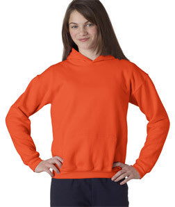 18500B Gildan Youth Heavy BlendHooded Sweatshirt Orange