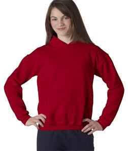 18500B Gildan Youth Heavy BlendHooded Sweatshirt Cardinal Red