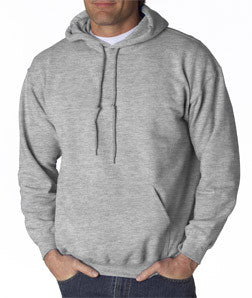 18500 Gildan Adult Heavy BlendHooded Sweatshirt Sport Grey (50/50)