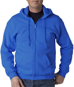 18600 Gildan Adult Heavy BlendFull-Zip Hooded Sweatshirt Royal