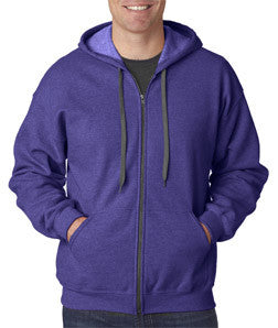 18700 Gildan Adult Heavy BlendVintage Classic Full-Zip Hooded Sweatshirt Lilac