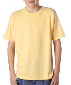 2000B Gildan Youth Ultra CottonT-Shirt Yellow Haze