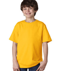 2000B Gildan Youth Ultra CottonT-Shirt Gold