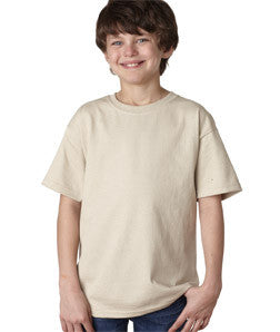 2000B Gildan Youth Ultra CottonT-Shirt Sand