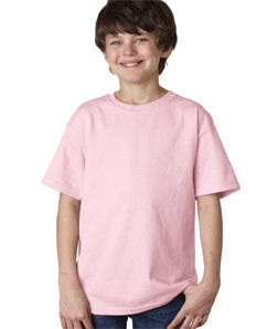 2000B Gildan Youth Ultra CottonT-Shirt Light Pink