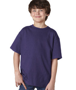 2000B Gildan Youth Ultra CottonT-Shirt Purple