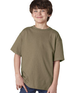 2000B Gildan Youth Ultra CottonT-Shirt Prairie Dust