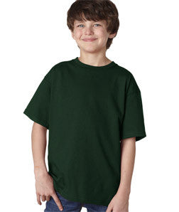 2000B Gildan Youth Ultra CottonT-Shirt Forest Green