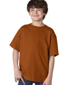 2000B Gildan Youth Ultra CottonT-Shirt Texas Orange