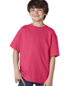 2000B Gildan Youth Ultra CottonT-Shirt Heliconia