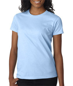 2000L Gildan Ladies' Ultra CottonT-Shirt Light Blue