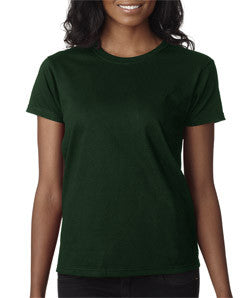 2000L Gildan Ladies' Ultra CottonT-Shirt Forest Green
