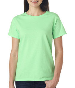 2000L Gildan Ladies' Ultra CottonT-Shirt Mint Green