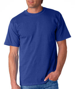 2000 Gildan Adult Ultra CottonT-Shirt Metro Blue