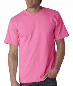 2000 Gildan Adult Ultra CottonT-Shirt Safety Pink (50/50)
