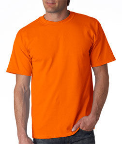 2000 Gildan Adult Ultra CottonT-Shirt Safety Orange (50/50)