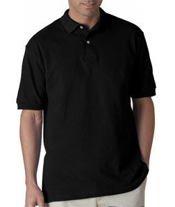 2100 Outer Banks Men's Essential Piqué Polo Black