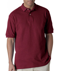 2100 Outer Banks Men's Essential Piqué Polo Wine