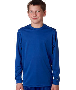 2104 Badger Youth B-Core Long-Sleeve Performance Tee Royal