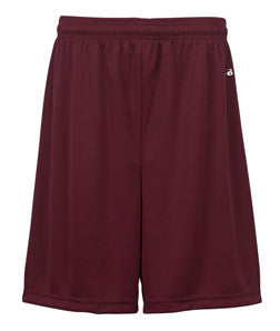 2119 Badger BadgerCore Pocketed Youth 7" Short Maroon