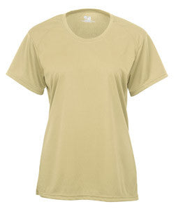 2160 Badger B-Core Girls Solid Color Short-Sleeved Performance Tee Vegas Gold