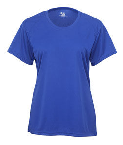 2160 Badger B-Core Girls Solid Color Short-Sleeved Performance Tee Royal
