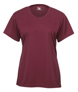 2160 Badger B-Core Girls Solid Color Short-Sleeved Performance Tee Cardinal