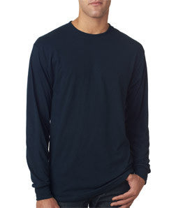 21L Jerzees Adult JERZEES® SPORT Polyester Long-Sleeve T-Shirt J Navy