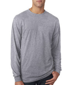 21L Jerzees Adult JERZEES® SPORT Polyester Long-Sleeve T-Shirt Athletic Heather