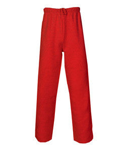 2277 Badger Youth Athletic Fleece Side Pocket Hem Leg Sweat Pant Red