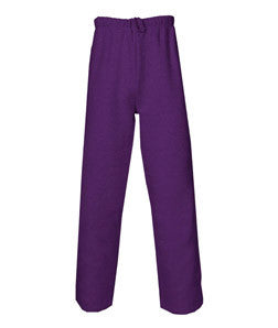 2277 Badger Youth Athletic Fleece Side Pocket Hem Leg Sweat Pant Purple