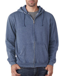 2360 Weatherproof Adult Blended Peace Full-Zip Hooded Fleece Navy