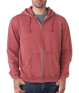2360 Weatherproof Adult Blended Peace Full-Zip Hooded Fleece Red