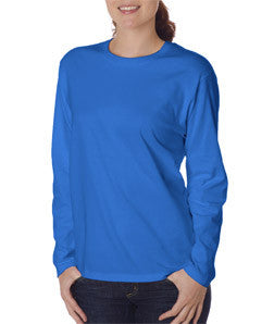 2400L Gildan Ladies' Ultra CottonLong-Sleeve T-Shirt Royal