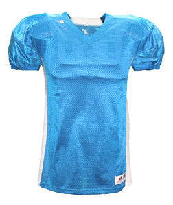 2488 Badger Youth East Coast Football Jersey Columbia Blue/ White