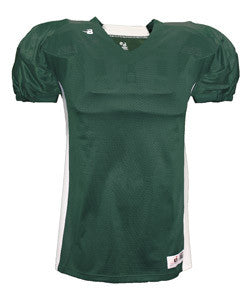 2488 Badger Youth East Coast Football Jersey Forest/ White