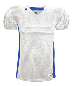 2488 Badger Youth East Coast Football Jersey White/ Royal