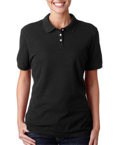 2525 Outer Banks Ladies' Essential Blended Piqué Polo Black