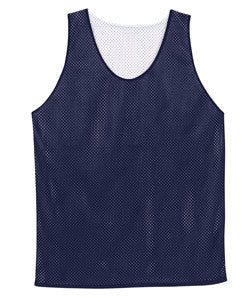 2529 Badger Youth Mesh Reversible Poly Tank Navy/ White