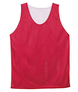 2529 Badger Youth Mesh Reversible Poly Tank Red/ White