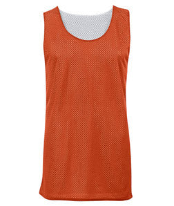 2529 Badger Youth Mesh Reversible Poly Tank Burnt Orange/ White