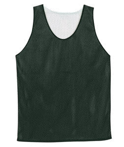 2529 Badger Youth Mesh Reversible Poly Tank Forest/ White