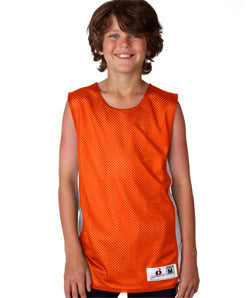 2559 Badger Youth Challenger Reversible Poly Mesh Tank Burnt Orange/ White
