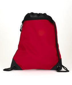 2562 UltraClub® Polyester Foam Mesh Drawstring Pack Red