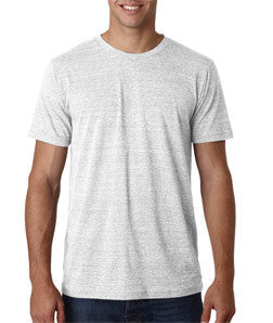 3413 Bella+Canvas Men's Tri-blend Tee White Fleck Triblend