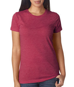6004 Bella+Canvas Ladies' Favorite Tee Heather Raspberry